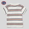 Bab Clb Blue and Brown Stripe Grey Polo 1902
