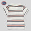 Bab Clb Blue and Brown Stripe Grey Polo 1902