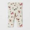 HM Birds & Animals Cream Legging 7136