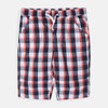 LH Check Box Peach & White Cotton Shorts 7477