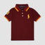 Big Yellow Pony Burgundy Polo 2324