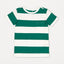 OK Slub Green & White Stripe Pocket Tshirt 4216