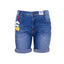 OM Smiley World Denim Shorts 1383
