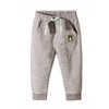 51015 Kangaroo Pocket Bear Face Texture Grey Trouser 3629