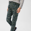 MNG Camouflage Dark Green Trouser With Black Cord 2940