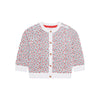 MC All Over floral White Cardigan 7714