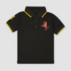 GRDN Napoleon Black Polo with Yellow Collar Line 2321