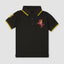 GRDN Napoleon Black Polo with Yellow Collar Line 2321