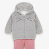 ZR Hedgehog Grey Zipper Hoodie 776