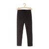 LS Leopard Print Dark Grey Legging 4332