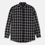 ZR Men Black Slimfit Check Shirt 987