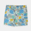 OM Palm Leaves Multi Color Cotton Shorts 1395