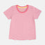 MTL Pink and White Stripes Girls Top 1605