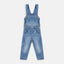 OSH Frill Heart Pocket Light Blue Denim Dungaree 4602