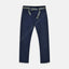 OV Yellow & Blue Belt Dark Blue Cotton Pant 3201
