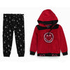SW Red & Black Smile Face 2PCS Hood 785