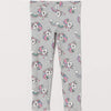 HM Mini Unicorn&Rainbow Grey Legging 2196