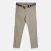 LSN Contrast Belt Beige Cotton Pant 7066