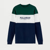 P&B Green With Color Block Sweatshirt 947