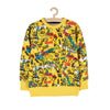 51015 Doodle Print Yellow Sweatshirt 3478