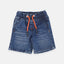 NDU Mid Blue Contrast Orange Cord Denim Shorts 1958