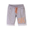 L&S Orange OK Print Grey Shorts 1718