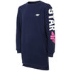 LS Be Your Star Side Pockets Navy Blue Long Sweatshirt 3470