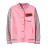 LS Glittered Yeah Print Pink Girls Jacket 2757