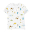CRT Multi Dino White Tshirt 4249