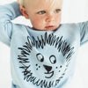 ZR Lion Print Sky Blue Sweatshirt