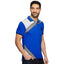 US Polo Assn. Blue & Grey Liner Patch Slim Fit Polo
