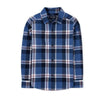 PLC Cadet Blue Big Check Full Sleeves Casual Shirt 7063