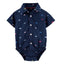 CRT Multi Color Animals Print Navy Blue Body Suit 3932