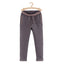 L&S Moon Shine Contrast Belt Fleece Grey Trouser 13558