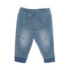 OM Light Blue Kangaroo Pocket Jogger Pant 1688