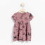 LDX Animal Print Tea Pink Frock 2227