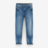 ZR Kids Skinny Fit Stretchable Mid Blue Denim 1219