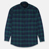 ZR Green And Blue Check Shirt 970