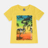 DOPO Dino Printed Yellow Tshirt 1648