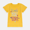 HM Glitter Do What You Love Yellow Top 5013