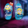 Frozen Elsa Transparent Top Blue Slippers 7270