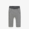 ZR Grey & White Stripes Fleece Legging 3103