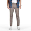 D&co Brown Check Slim Stretch Chino 1770