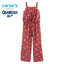 OSH Floral Rust Jumpsuit 7439