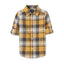 PLC Dark Blue & Yellow Big Check Full Sleeves Casual Shirt 7052