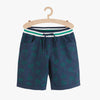 LS Printed Tree Navy Blue Shorts 3705