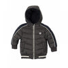 MNT Logo White Piping Grey Puffer Jacket 2833