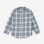 PLC Blue Stripe Big Check Casual Shirt 4775
