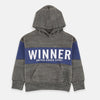 TAO Winner Block Textured Grey Hoodie 2436