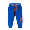 5.10.15 Electric Print Royal Blue Fleece Trouser with Orange Cord 1041